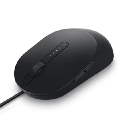 Dell MS3220 - Mouse - laser - 5 buttons - wired - USB 2.0 - black - with 3 years Advanced Exchange Service 