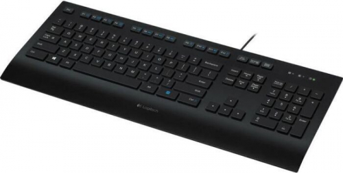 Logitech Corded K280e - Keyboard - USB - Nordic 