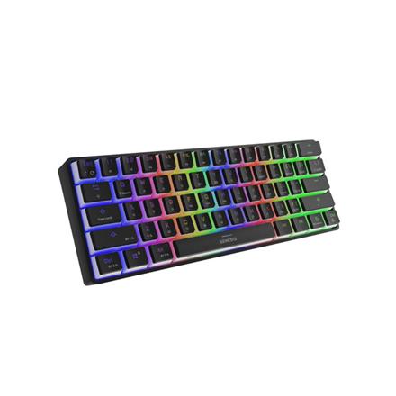 Genesis | THOR 660 RGB | Gaming keyboard | RGB LED light | US | Black | Wireless/Wired | 1.5 m | Gateron Red Switch | Wireless connection NKG-1844