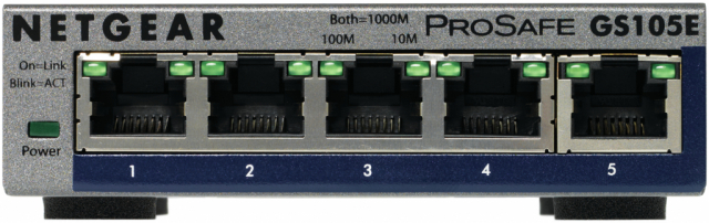 TSW114  Switch 5 ports Ethernet Gigabit 10/100/1000Mbps, PoE