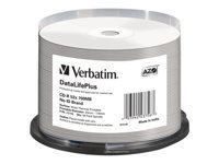 VERBATIM 50x CD-R DL+ 700MB 52x SP AZO wide thermal printable surface non-ID