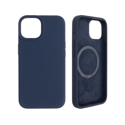 Fixed | MagFlow with MagSafe support | Back cover | Apple | iPhone 14 | Liquid silicon | Blue FIXFLM-928-BL