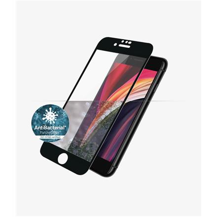 PanzerGlass | Apple | iPhone 6/6s/7/8/SE 2020 | Hybrid glass | Black | Rounded edges; 100% touch preservation; Crystal clear | Screen Protector 2679