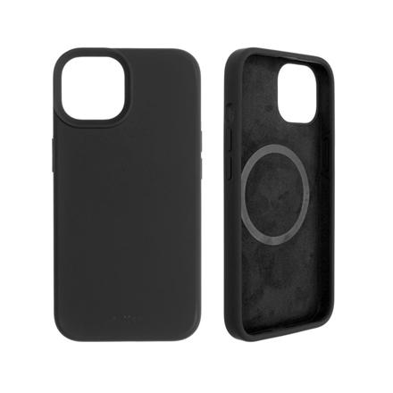 Fixed | MagFlow with MagSafe support | Back cover | Apple | iPhone 14 | Liquid silicon | Black FIXFLM-928-BK