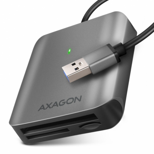 AXAGON CRE-S3 External card reader USB-A 3.2 Gen 1, 3-slot & lun SD/microSD/CF, UHS-II OTG