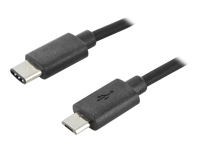 ASSMANN USB Type-C connection cable type C to micro B M/M 1.8m High-Speed bl