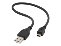 GEMBIRD CCP-USB2-AM5P-1 Gembird USB 2.0 A-plug MINI 5PM 1ft cable, bulk packing