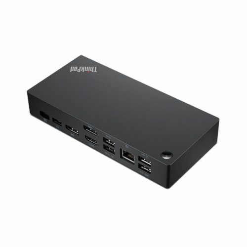 Lenovo ThinkPad Universal USB-C Dock - Docking station - USB-C - HDMI, 2 x DP - GigE - 90 Watt - for ThinkPad P14s Gen 2; P15s Gen 2; X1 Titanium Yoga Gen 1; X13 Gen 2; X13 Yoga Gen 2
