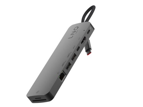 LINQ byELEMENTS Pro Studio USB-C 10Gbps Multiport Hub with PD, 4K HDMI, NVMe M2 SSD, SD4.0 Card Reader and 2.5Gbe Ethernet