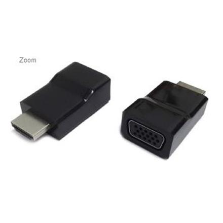 Gembird Black | HDMI | VGA | HDMI to VGA adapter, single port A-HDMI-VGA-001
