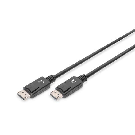 Digitus | Black | DP male | DP male | DisplayPort Connection Cable | DP to DP | 1 m AK-340100-010-S
