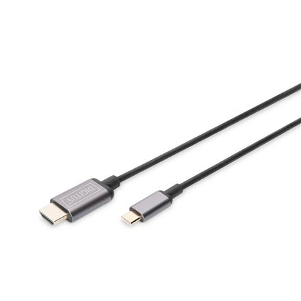 Digitus | USB Type-C to HDMI Adapter | DA-70821 | 1.8 m | Black | USB Type-C DA-70821