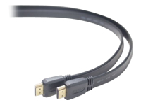 GEMBIRD CC-HDMI4F-1M Gembird HDMI male-male flat cable, 1 m, black color