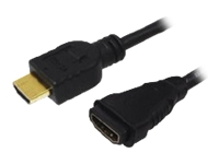 LOGILINK CH0057 LOGILINK - Cable HDMI - HDMI 1.4 male / female, version Gold, lenght 3m