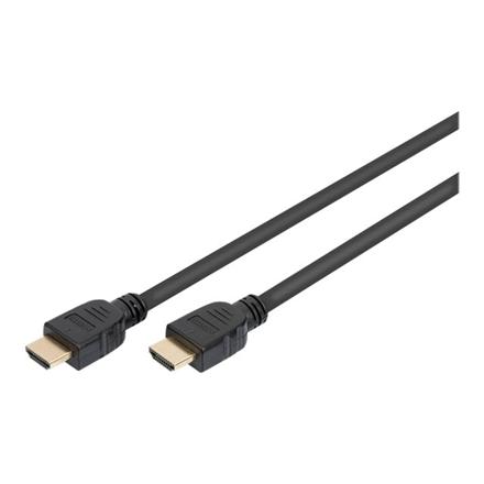 Digitus | Black | HDMI Male (type A) | HDMI Male (type A) | Ultra High Speed HDMI Cable with Ethernet | HDMI to HDMI | 1 m AK-330124-010-S