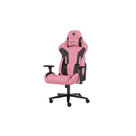 Genesis mm | Backrest upholstery material: Eco leather, Seat upholstery material: Eco leather, Base material: Metal, Castors material: Nylon with CareGlide coating | Mängutool  Nitro 720 Black/Pink NFG-1928
