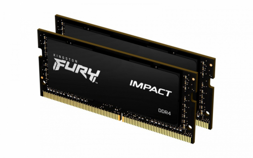 Kingston Memory DDR4 Fury Impact SODIMM 32GB(2*16GB)/2666 CL16