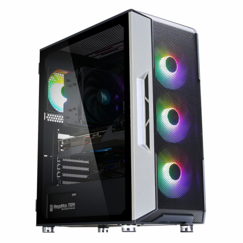 Zalman PC case I3 Neo TG Mid Tower RGB fan x4, black