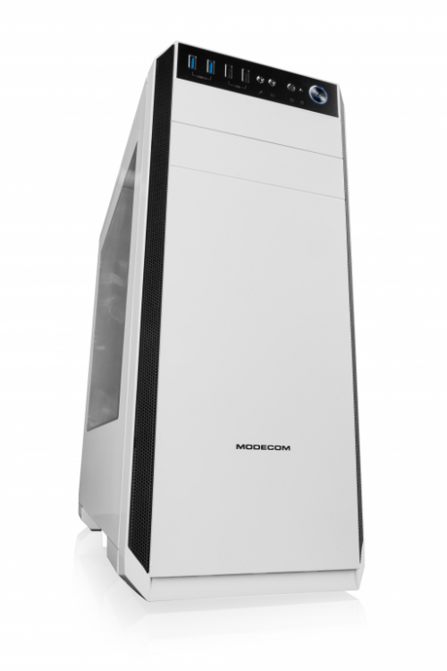 Modecom Oberon Pro Midi-Tower White 2x120mm fans, CPU height 163mm 2xUSB3.0 2xUSB2.0