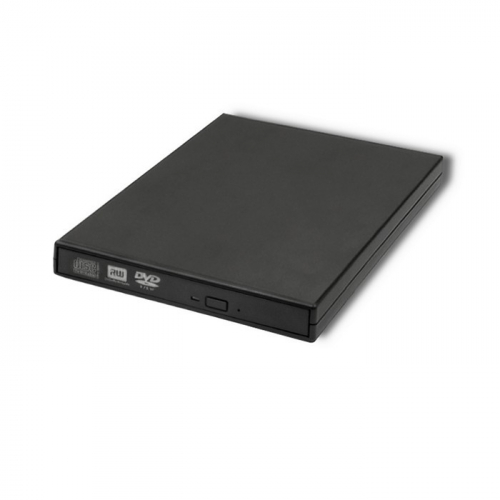 Qoltec External DVD RW recorder USB 2.0, Black