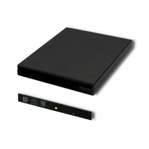 Qoltec Optical driver case external enclosure for notebook CD/ DVD Drive SATA USB2.0 9.5mm