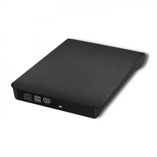 Qoltec External DVD RW recorder USB 3.0, Black
