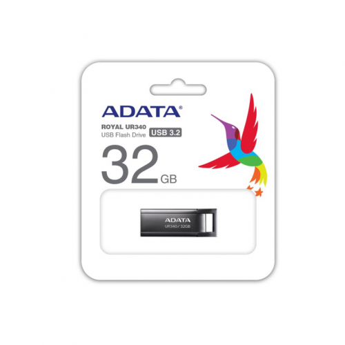 ADATA UR340 USB flash drive 32 GB USB Type-A 3.2 Gen 1 (3.1 Gen 1) Black
