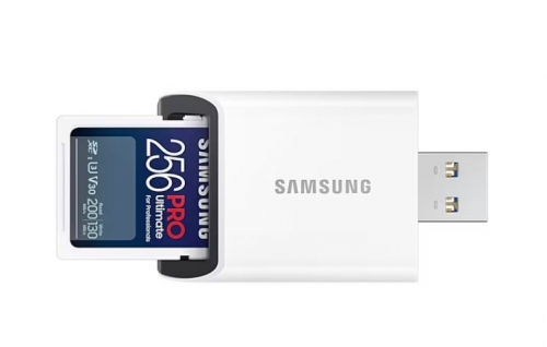 Samsung Memory card SD MB-SY256SB/WW 256GB Pro Ultimate + reader