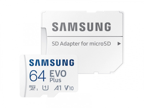 Samsung Memory card microSD MB-MC64KA/EU 64GB EVO Plus + adapter