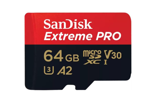 SanDisk Extreme Pro microSDXC 64GB 200/90 MB/s A2 V30