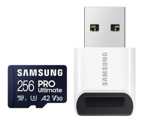 Samsung Memory card microSD MB-MY256SB/WW Pro Ultimate 256GB + reader