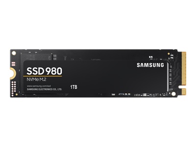  Samsung 980 MZ-V8V1T0BW SSD 1TB M.2 2280 PCIe 3.0 x4 (NVMe) - 3500 MBps (read) / 3000 MBps (write) - 5 Years Warranty