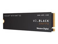 WD BLACK SN770 WDS100T3X0E - SSD - 1 TB - internal - M.2 2280 - PCIe 4.0 x4 (NVMe) - 5150 MBps (read) / 4900 MBps (write) - 5YW