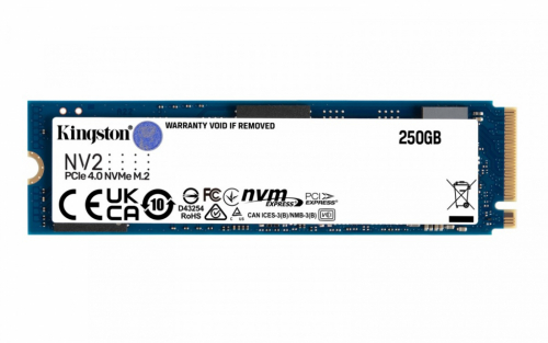 Kingston SSD drive NV2 250GB M.2 2280 PCI-e 4.0 NVMe 3000/1300