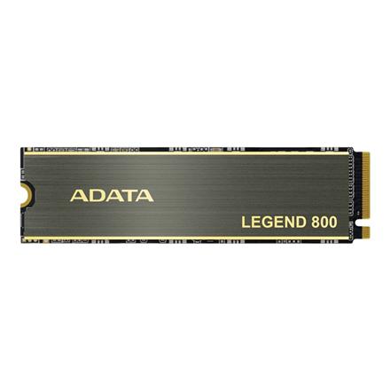 ADATA Legend 800 - SSD 1TB - .2 2280 PCIe 4.0 x4 (NVMe) - integrated heatsink - 3500 MBps/2800 MBps - 600TB - SLC caching - HMB technology - 3YW