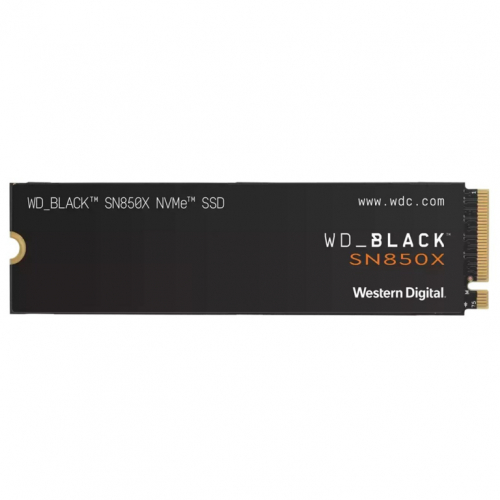 WD BLACK SN850X NVMe SSD WDS100T2X0E - SSD - 1 TB - internal - M.2 2280 - PCIe 4.0 x4 (NVMe) - 7300 MBps (read) / 6600 MBps (write)