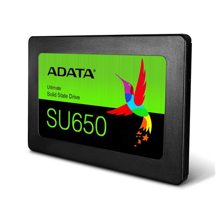 ADATA | Ultimate SU650 3D NAND SSD | 480 GB | SSD form factor 2.5” | SSD interface SATA | Read speed 520 MB/s | Write speed 450 MB/s ASU650SS-480GT-R