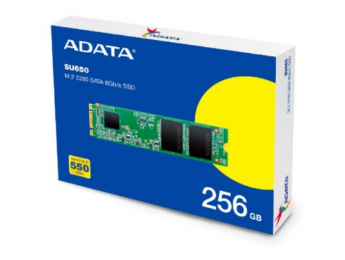 Adata Drive SSD Ultimate SU650 256GB M.2 TLC 3D 2280 SATA