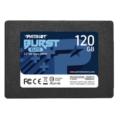 Patriot SSD drive 120GB Burst Elite 450/320MB/s SATA III 2.5