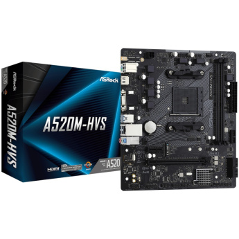 AM4 ASRock A520M-HVS mATX AM4 ASRock A520M-HVS mATX