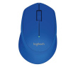 Logitech M280 - Mouse - right-handed - optical - 3 buttons - wireless - 2.4 GHz - USB wireless receiver - blue 