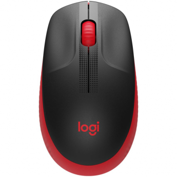LOGITECH M190 Full-size wireless optical mouse - RED