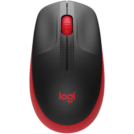 LOGITECH M190 Full-size wireless optical mouse - RED