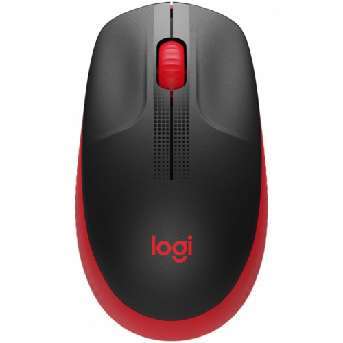 LOGITECH M190 Full-size wireless optical mouse - RED