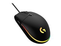 LOGITECH Gaming Mouse G203 LIGHTSYNC Mouse optical 6 buttons wired USB black