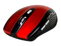 MEDIATECH MT1113R RATON PRO - Wireless optical mouse, 1200 cpi, 5 buttons, color red