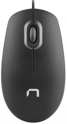 Natec Hawk - Mouse - laser - 3 buttons - wired - USB - black 