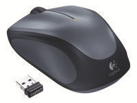LOGITECH M235 Mouse right-handed optical wireless 2.4 GHz USB wireless receiver grey