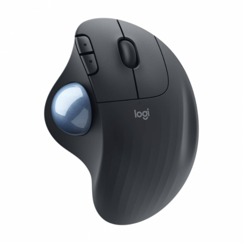 Logitech ERGO M575 for Business - Trackball - right-handed - optical - 5 buttons - wireless - Bluetooth - Logitech Logi Bolt USB receiver - graphite