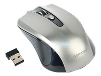 GEMBIRD MUSW-4B-04-BG Gembird Wireless optical mouse MUSW-4B-04-BG, 1600 DPI, nano USB,black/spacegrey